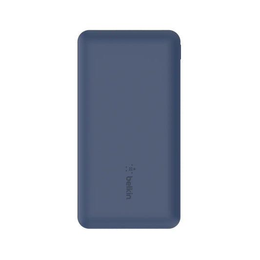 Belkin Boost Up Charge 10 000mAh 3-Port Power Bank + USB-A to USB-C Cable - Blue