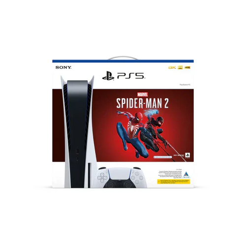 PlayStation 5 Disc Edition with Spiderman 2